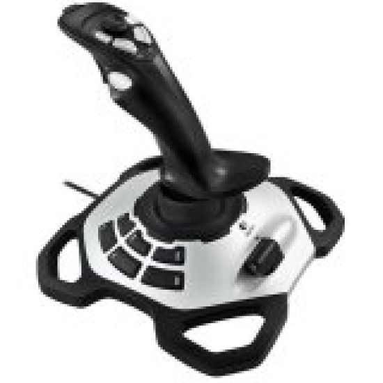 LOGITECH Extreme 3D Pro Joystick - SILVER/BLACK - USB LOGITECH Extreme 3D Pro Joystick - SILVER/BLACK - USB