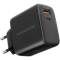 AXAGON ACU-PQ45 wall charger QC3.0,4.0/AFC/FCP/PPS/Apple + PD type-C, 45W, black