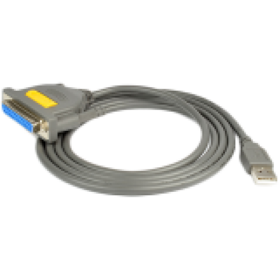 Axagon USB adapter for connecting printers with a parallel port. DB25F connector.