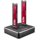 AXAGON ADSA-M2C DUAL NVMe CLONE MASTER DOCK SuperSpeed USB-C 10 Gbps docking station AXAGON ADSA-M2C DUAL NVMe CLONE MASTER DOCK SuperSpeed USB-C 10 Gbps docking station