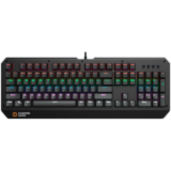 CANYON Hazard GK-6, Wired multimedia gaming keyboard with lighting effect, 108pcs rainbow LED, Numbers 104keys, EN double injection layout, cable length 1.8M, 450.5*163.7*42mm, 0.90kg, color black CANYON Hazard GK-6, Wired multimedia gaming keyboard with lighting effect, 108pcs rainbow LED, Numbers 104keys, EN double injection layout, cable length 1.8M, 450.5*163.7*42mm, 0.90kg, color black