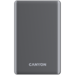 CANYON power bank OnPower 510 slim Magnetic 10000 mAh PD20W Dark Grey