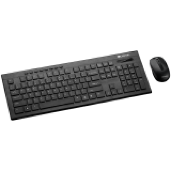 CANYON Multimedia 2.4GHz wireless combo-set, keyboard 104 keys, slim and brushed finish design, chocolate key caps, US layout (black); mouse adjustable DPI 800/1200/1600, 3 buttons (black). 450*154*22.3mm(KB)/98.7*63.3*34mm(MS), 0.55kg