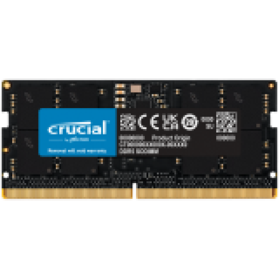 Crucial 16GB DDR5-5600 SODIMM CL46 (16Gbit) Crucial 16GB DDR5-5600 SODIMM CL46 (16Gbit)