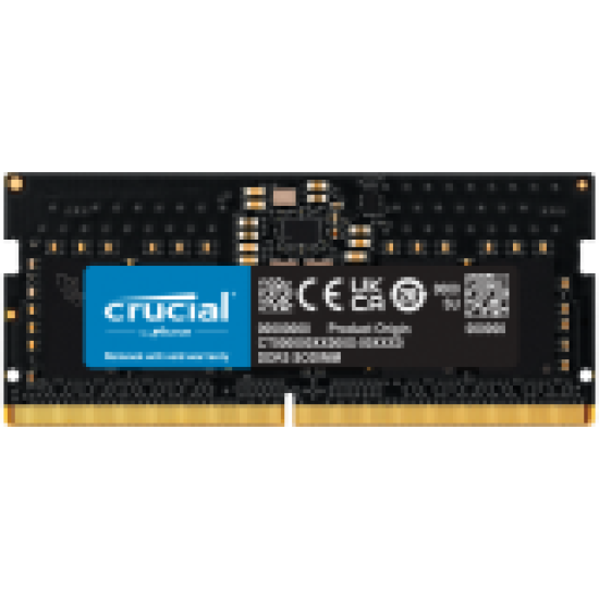 Crucial 8GB DDR5-5600 SODIMM CL46 (16Gbit) Crucial 8GB DDR5-5600 SODIMM CL46 (16Gbit)