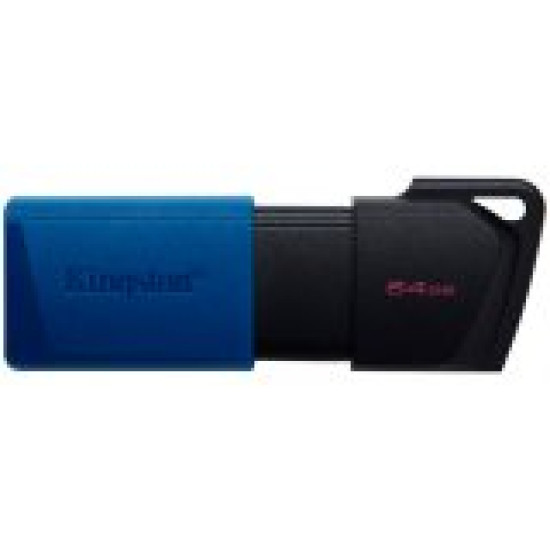 Kingston 64GB USB3.2 Gen 1 DataTraveler Exodia M (Black + Blue), EAN: 740617326260