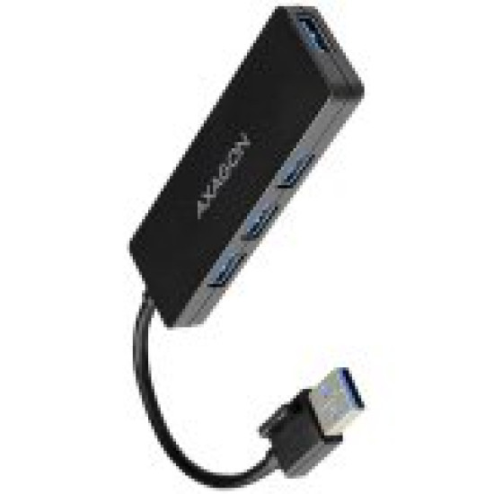 AXAGON HUE-G1A 4x USB3.0 Superspeed SLIM USB hub w. 14cm Type-A cable AXAGON HUE-G1A 4x USB3.0 Superspeed SLIM USB hub w. 14cm Type-A cable