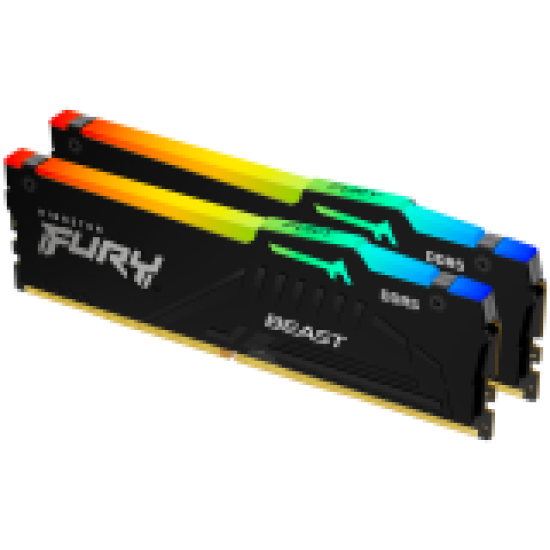 Kingston 32GB 6000MT/s DDR5 CL30 DIMM (Kit of 2) FURY Beast RGB EXPO Kingston 32GB 6000MT/s DDR5 CL30 DIMM (Kit of 2) FURY Beast RGB EXPO