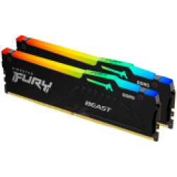 Kingston DRAM 64GB 6000MT/s DDR5 CL36 DIMM (Kit of 2) FURY Beast RGB EXPO