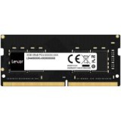 Lexar DDR4 8GB 260 PIN So-DIMM 3200Mbps, CL22, 1.2V- BLISTER Package Lexar DDR4 8GB 260 PIN So-DIMM 3200Mbps, CL22, 1.2V- BLISTER Package