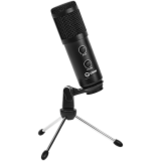 LORGAR Soner 313, Gaming Microphones, Black, USB condenser microphone with Volume Knob & Echo Kob, including 1x Microphone, 1 x 2.5M USB Cable, 1 x Tripod Stand, 1 x User Manual, body size: Φ47.4*158.2*48.1mm, weight: 243.0g LORGAR Soner 313, Gaming Microphones, Black, USB condenser microphone with Volume Knob & Echo Kob, including 1x Microphone, 1 x 2.5M USB Cable, 1 x Tripod Stand, 1 x User Manual, body size: Φ47.4*158.2*48.1mm, weight: 243.0g