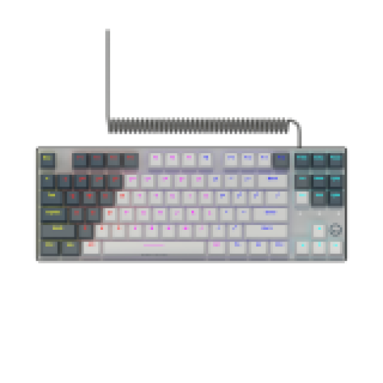 LORGAR Azar 514TKL, Wired RGB mechanical gaming keyboard, white, EN layout LORGAR Azar 514TKL, Wired RGB mechanical gaming keyboard, white, EN layout