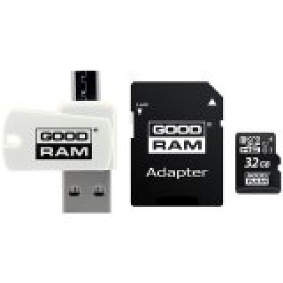 GOODRAM 32GB MicroSDHC with adapter