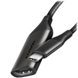 AXAGON RVC-HI2M USB-C -> HDMI 2.0 adapter 4K/60Hz Aluminum, 25cm cable