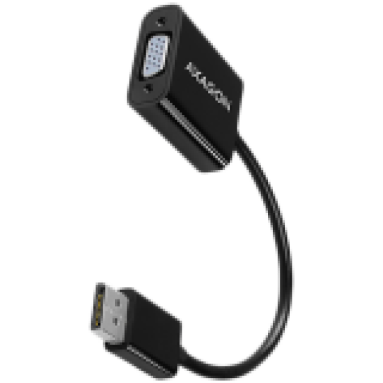 AXAGON RVD-VGN DisplayPort -> VGA adapter FullHD, 1920*1200 AXAGON RVD-VGN DisplayPort -> VGA adapter FullHD, 1920*1200