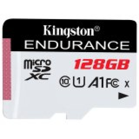 Kingston 128GB microSDXC Endurance 95R/45W C10 A1 UHS-I Card Only Kingston 128GB microSDXC Endurance 95R/45W C10 A1 UHS-I Card Only