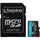 Kingston 64GB microSDXC Canvas Go Plus Gen4 200MB/s A2 U3 V30 Card + Adapter Kingston 64GB microSDXC Canvas Go Plus Gen4 200MB/s A2 U3 V30 Card + Adapter