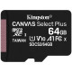 Kingston 64GB micSDXC Canvas Select Plus 100R A1 C10 Single Pack w/o ADP Kingston 64GB micSDXC Canvas Select Plus 100R A1 C10 Single Pack w/o ADP