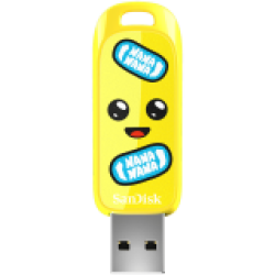 SanDisk USB 3.2,Ingot Type-A,130MB/s,Fortnite Peely Edition,4x6 Box with Window,Global