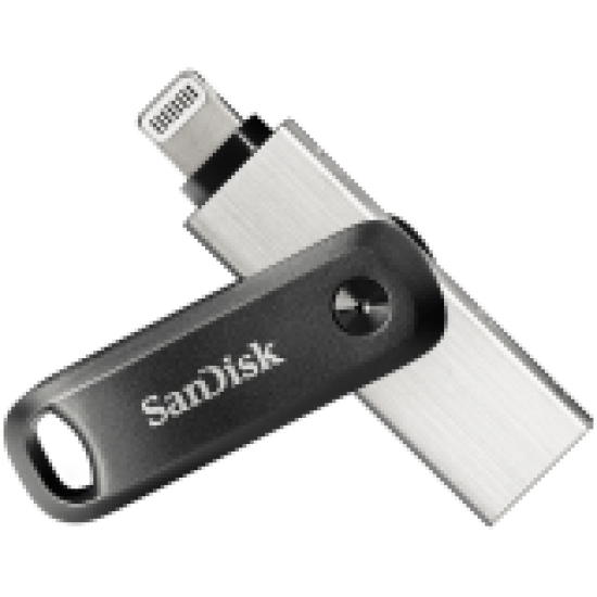 SanDisk iXpand Flash Drive Go 256GB - USB3.0 + Lightning - for iPhone and iPad