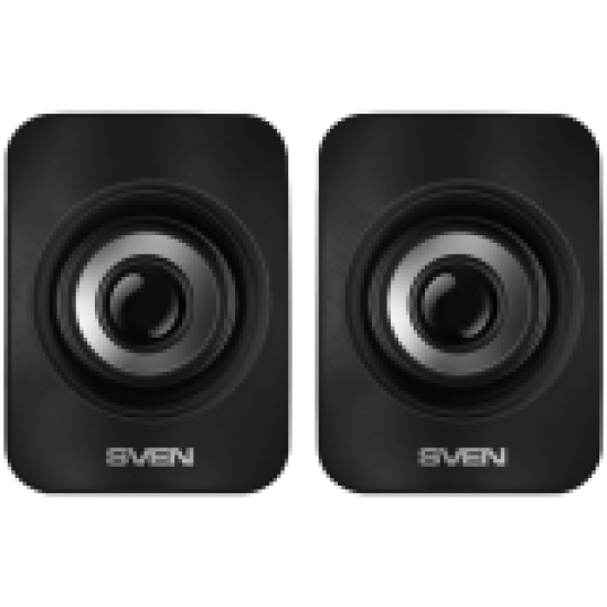 SVEN 130 USB-powered (2x3W); Volume control on the back