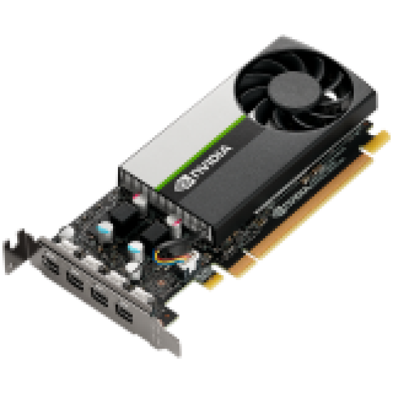 PNY GPU NVIDIA VCNT1000-8GB-SB PCI-Express 3.0 x16, LP8 GB GDDR6 128-bit, 4x Mini DP 1.4, 1x LP bracket.