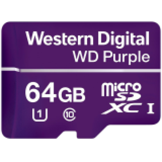 CSDCARD WD Purple (MICROSD, 64GB)