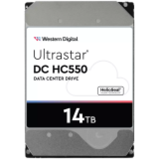 HDD Server WD/HGST Ultrastar 14TB DC HC550, 3.5’’, 512MB, 7200 RPM, SATA, 512E SE, SKU: 0F38581