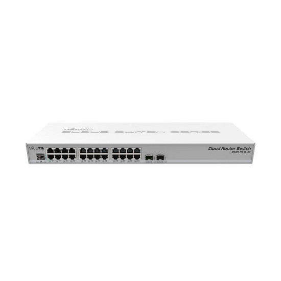 Switch|MIKROTIK|24x10Base-T / 100Base-TX / 1000Base-T|2xSFP+|CRS326-24G-2S+RM Switch|MIKROTIK|24x10Base-T / 100Base-TX / 1000Base-T|2xSFP+|CRS326-24G-2S+RM