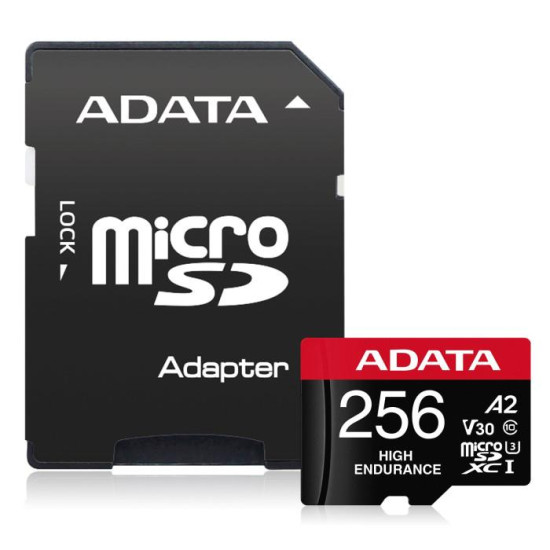 MEMORY MICRO SDXC 256GB W/AD./AUSDX256GUI3V30SHA2-RA1 ADATA MEMORY MICRO SDXC 256GB W/AD./AUSDX256GUI3V30SHA2-RA1 ADATA