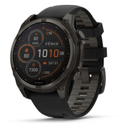 SMARTWATCH FENIX 8 SAPP. SOLAR/BLACK/GRAY 010-02906-11 GARMIN
