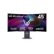 Monitor|LG|45GX90SA-B|45"|Gaming/Curved/21 : 9|Swivel|Height adjustable|Tilt|Panel OLED|3440x1440|21:9|240Hz|0.03 ms|Speakers|Colour Black|45GX90SA-B