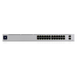 Switch|UBIQUITI|USW-Pro-24-PoE|Type L3|Desktop/pedestal|Rack|24x10Base-T / 100Base-TX / 1000Base-T|2xSFP+|PoE ports 24|PoE+ ports 16|400 Watts|USW-PRO-24-POE