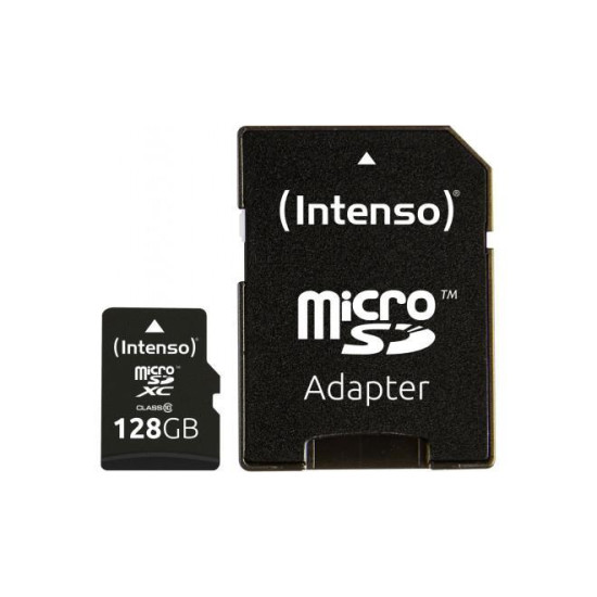 MEMORY MICRO SDXC 128GB C10/W/ADAPTER 3433491 INTENSO MEMORY MICRO SDXC 128GB C10/W/ADAPTER 3433491 INTENSO