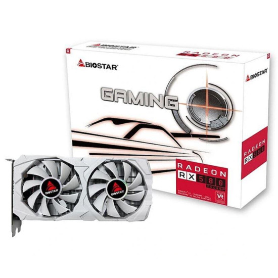 Graphics Card|BIOSTAR|AMD Radeon RX 580|8 GB|GDDR5|256 bit|PCIE 3.0 16x|Dual Slot Fansink|1xHDMI|2xDisplayPort|VA5825RQ82 Graphics Card|BIOSTAR|AMD Radeon RX 580|8 GB|GDDR5|256 bit|PCIE 3.0 16x|Dual Slot Fansink|1xHDMI|2xDisplayPort|VA5825RQ82