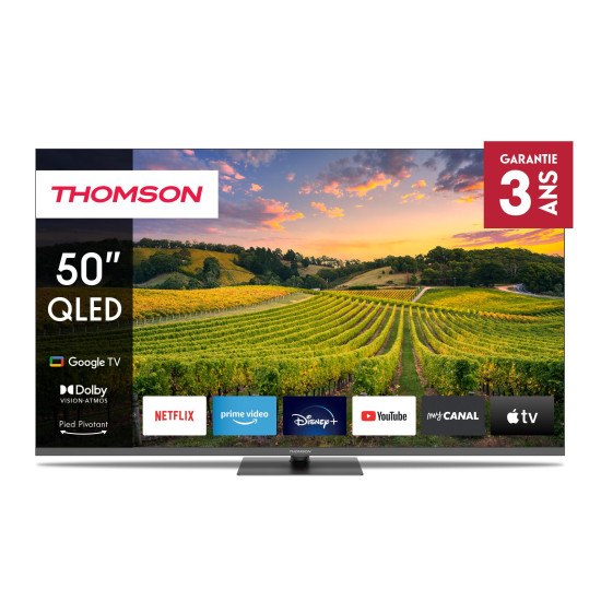 THOMSON 50" QLED UHD GOOGLE SMART TV THOMSON 50" QLED UHD GOOGLE SMART TV