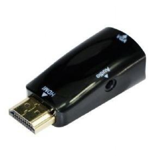 I/O ADAPTER HDMI TO VGA/A-HDMI-VGA-02 GEMBIRD I/O ADAPTER HDMI TO VGA/A-HDMI-VGA-02 GEMBIRD