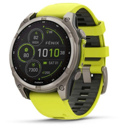 SMARTWATCH FENIX 8 SAPP. SOLAR/YELLOW 010-02907-21 GARMIN