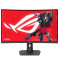 LCD Monitor|ASUS|ROG Strix XG32WCS|31.5"|Gaming/Curved|Panel VA|2560x1440|16:9|180Hz|1 ms|Swivel|Height adjustable|Tilt|90LM0AC0-B01970