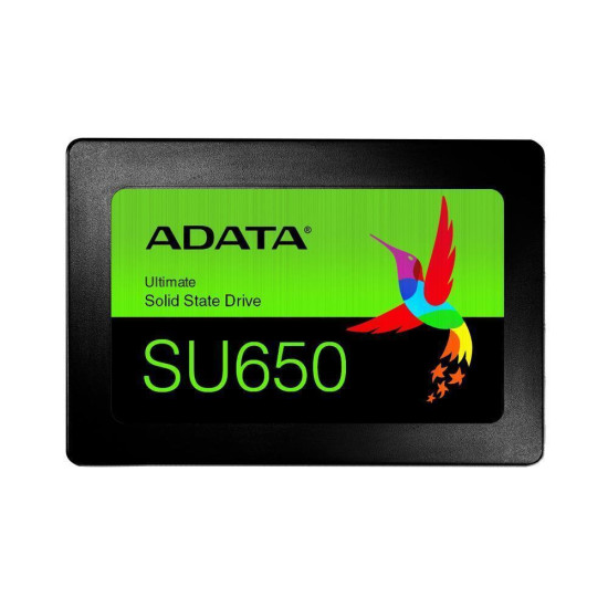 SSD|ADATA|SU650|1TB|SATA 3.0|Write speed 450 MBytes/sec|Read speed 520 MBytes/sec|2,5"|TBW 600 TB|MTBF 2000000 hours|ASU650SS-1TT-R SSD|ADATA|SU650|1TB|SATA 3.0|Write speed 450 MBytes/sec|Read speed 520 MBytes/sec|2,5"|TBW 600 TB|MTBF 2000000 hours|ASU650SS-1TT-R