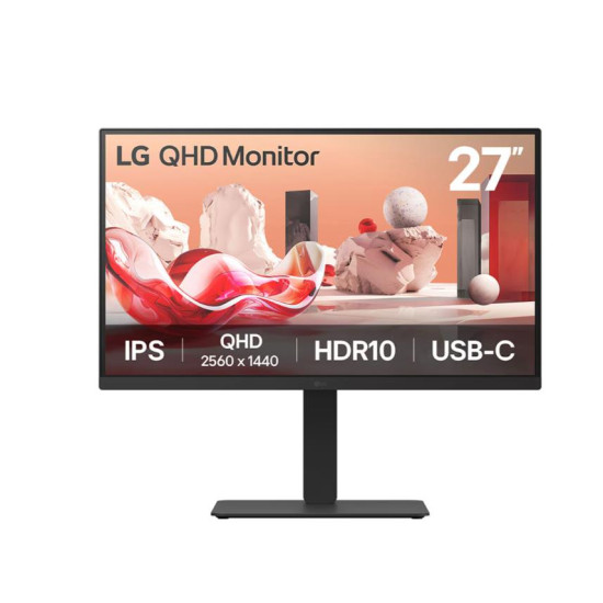 LCD Monitor|LG|27BA75QB-B|27"|Panel IPS|2560x1440|16:9|100Hz|Matte|Speakers|Swivel|Pivot|Height adjustable|Tilt|Colour Black|27BA75QB-B LCD Monitor|LG|27BA75QB-B|27"|Panel IPS|2560x1440|16:9|100Hz|Matte|Speakers|Swivel|Pivot|Height adjustable|Tilt|Colour Black|27BA75QB-B