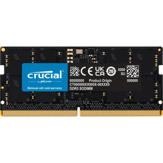 CRUCIAL 16GB DDR5-RAM SO-DIMM CL46 PC5600 CRUCIAL 16GB DDR5-RAM SO-DIMM CL46 PC5600