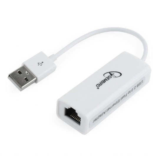 I/O ADAPTER USB2 TO LAN RJ45/NIC-U2-02 GEMBIRD I/O ADAPTER USB2 TO LAN RJ45/NIC-U2-02 GEMBIRD
