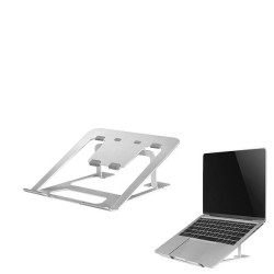 NEWSTAR NOTEBOOK DESK STAND SILVER (ERGONOMIC)