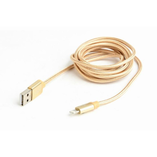 CABLE LIGHTNING TO USB2 1.8M/CCB-MUSB2B-AMLM-6-G GEMBIRD CABLE LIGHTNING TO USB2 1.8M/CCB-MUSB2B-AMLM-6-G GEMBIRD