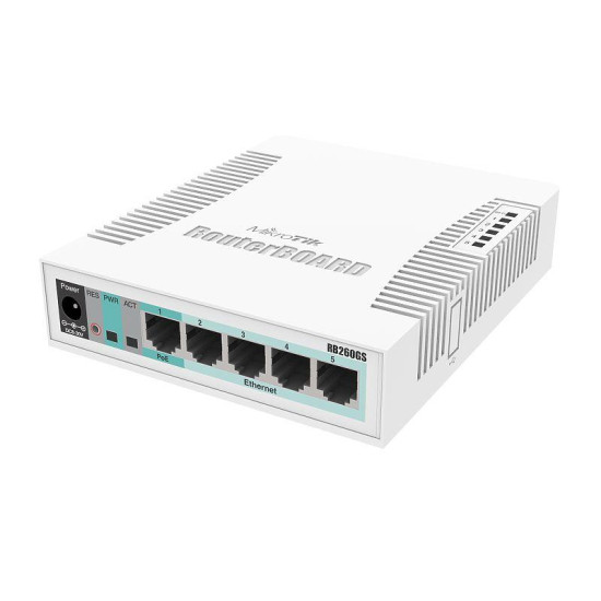 Switch|MIKROTIK|CSS106-5G-1S|Desktop/pedestal|5x10Base-T / 100Base-TX / 1000Base-T|1xSFP|CSS106-5G-1S Switch|MIKROTIK|CSS106-5G-1S|Desktop/pedestal|5x10Base-T / 100Base-TX / 1000Base-T|1xSFP|CSS106-5G-1S