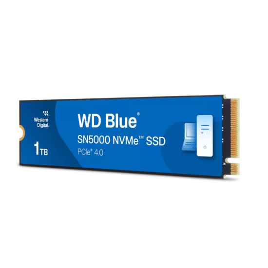 SSD|WESTERN DIGITAL|Blue SN5000|1TB|M.2|PCIe Gen4|NVMe|Write speed 4900 MBytes/sec|Read speed 5150 MBytes/sec|2.38mm|TBW 600 TB|WDS100T4B0E SSD|WESTERN DIGITAL|Blue SN5000|1TB|M.2|PCIe Gen4|NVMe|Write speed 4900 MBytes/sec|Read speed 5150 MBytes/sec|2.38mm|TBW 600 TB|WDS100T4B0E