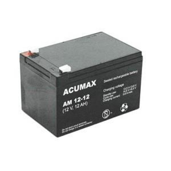BATTERY 12V 12AH VRLA/AM12-12 ACUMAX EMU BATTERY 12V 12AH VRLA/AM12-12 ACUMAX EMU