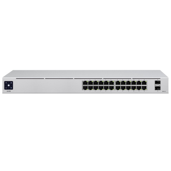 UBIQUITI 24-PORT, LAYER 2 SWITCH WITH A SILENT, FANLESS COOLING SYSTEM
