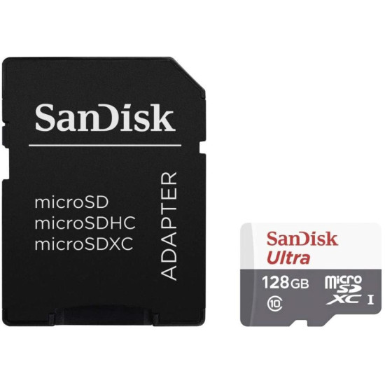MEMORY MICRO SDXC 128GB UHS-I/W/A SDSQUNR-128G-GN6TA SANDISK MEMORY MICRO SDXC 128GB UHS-I/W/A SDSQUNR-128G-GN6TA SANDISK